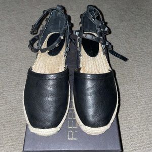 Rebecca Minkoff black sandals